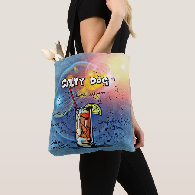 Bolsa Tote Cocktail de cães salgados ( nº 6 de 12 conjuntos d (Close Up)