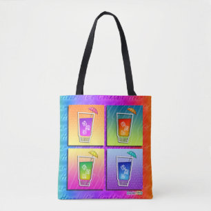 BOLSA TOTE COCKTAILS POP ART