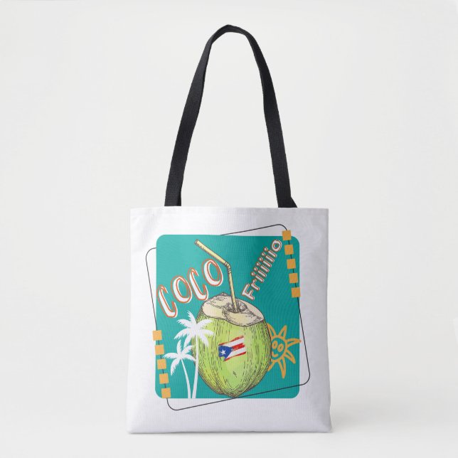 Bolsa Tote Coco Frio Puerto Rico (Frente)
