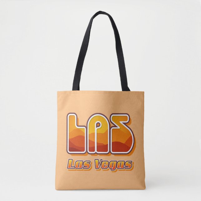 Bolsa Tote Código do Aeroporto LAS de Las Vegas (Frente)