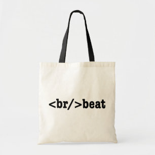Bolsa Tote código do HTML do breakbeat