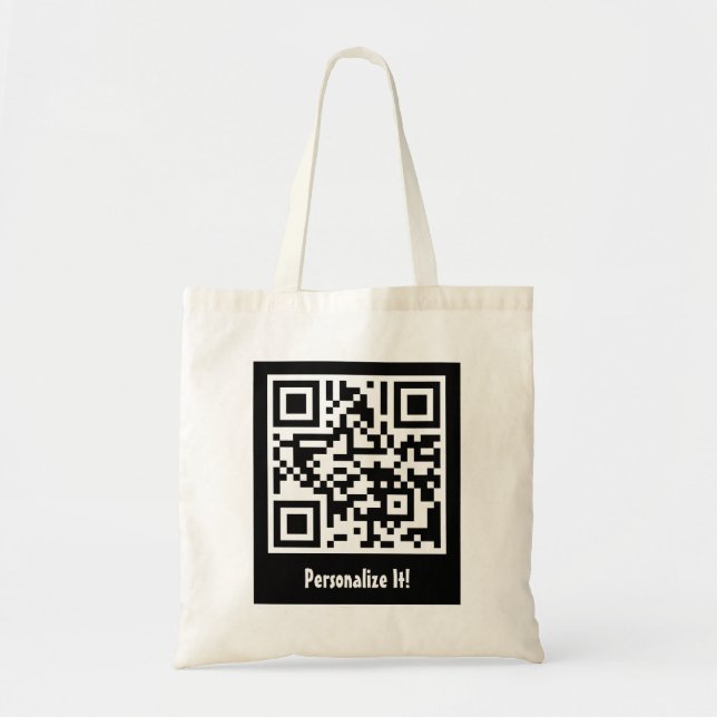 Bolsa Tote Código QR TVUUC para o site (Frente)