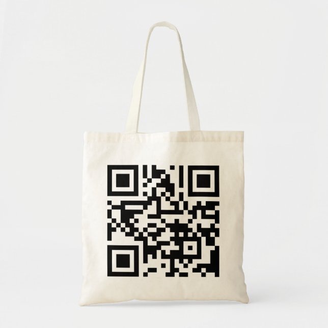 Bolsa Tote Código QR TVUUC para o site (Frente)