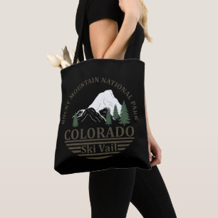 Bolsa Tote codorniz de esqui do estado do Colorado