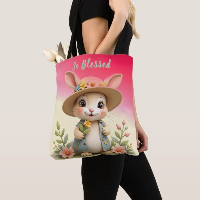 Bolsa Tote Coelhinho Bonito E Bravo (Close Up)