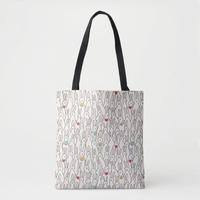 Bolsa Tote Coelhinho Da Páscoa: Divertimento Perfeito. (Frente)