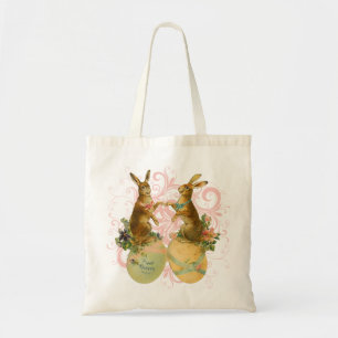 Bolsa Tote Coelhinho da Páscoa do vintage