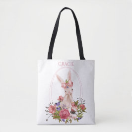 Bolsa Tote Coelhinho De Banha-Cana Floral