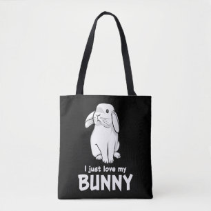 Bolsa Tote Coelho Bonito Adoro Meu Coelhinho