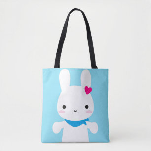 Bolsa Tote Coelho bonito super e panda de Kawaii
