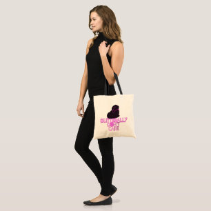 Bolsa Tote Coelho brilhante não se importa