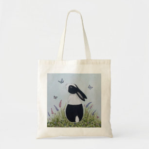Bolsa Tote Coelho Bunny aquarela holandesa