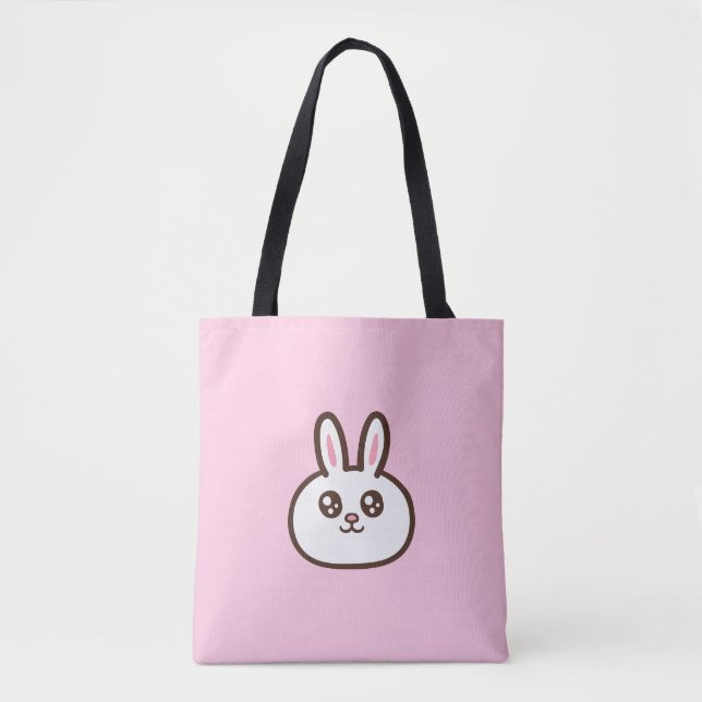 Bolsa Tote Coelho cartoon (Frente)