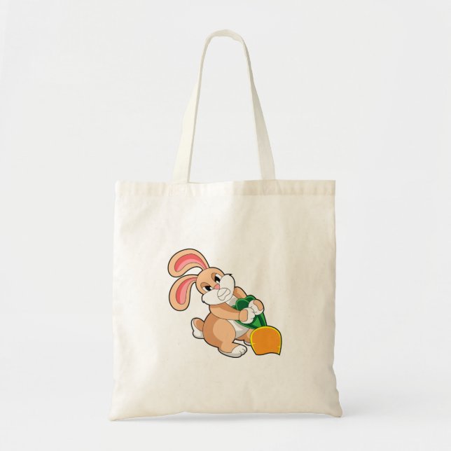 Bolsa Tote Coelho com Cenoura (Frente)