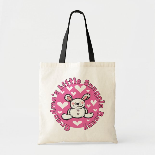 Bolsa Tote Coelho do Snuggle da avó pouco (Frente)