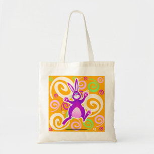 Bolsa Tote Coelho engraçado, saco