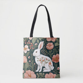 Bolsa Tote Coelho Fofo Cottagecore