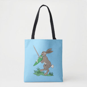 Bolsa Tote Coelho Guerreiro Medieval