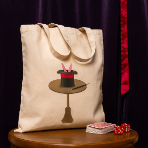 Bolsa Tote Coelho Mágico na Cartola com Varinha