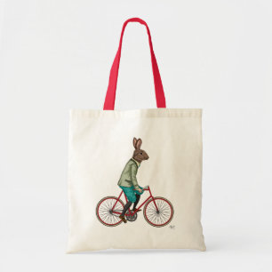 Bolsa Tote Coelho na bicicleta 3