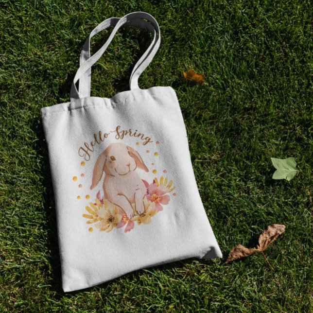 Bolsa Tote Coelho primavera (Criador carregado)