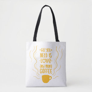 Bolsa Tote Coffee Coffee Cofote Caffeine Vício Cover Cotação