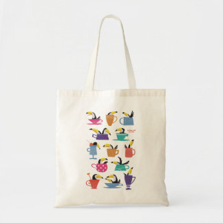 Bolsa Tote Coffee with Toucans