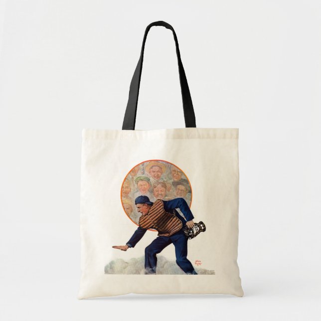 Bolsa Tote Cofre forte na placa (Frente)