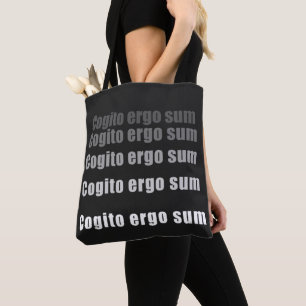 Bolsa Tote Cogito, ergo sum Cote Latino