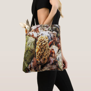 Bolsa Tote Cogumelo do Morel no selvagem