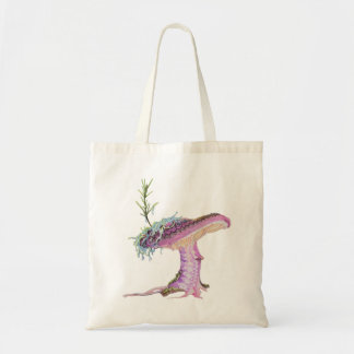 Bolsa Tote Cogumelo em Aquarela Caprichosa