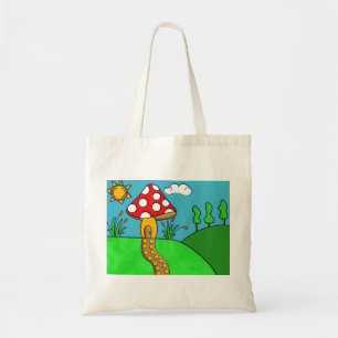 Bolsa Tote cogumelo vermelho