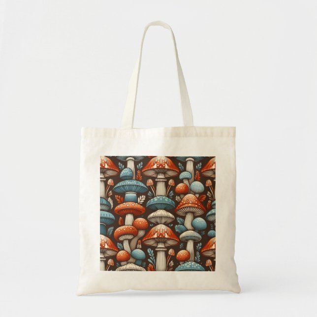 Bolsa Tote Cogumelos Americana (Frente)