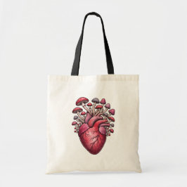 Bolsa Tote Cogumelos Coração