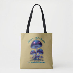 Bolsa Tote Cogumelos da Galáxia Cósmica • Fungos de Fantasia