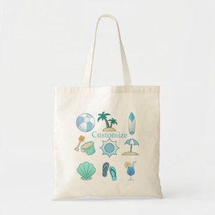 Bolsa Tote Coisas da vida na praia Thunder_Cove