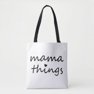 Bolsa Tote Coisas de Mamãe Primeiro Dia das Mães Nova Mãe