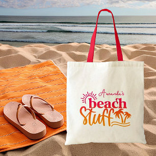 Bolsa Tote "Coisas de praia" Personalizadas