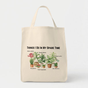 Bolsa Tote Coisas que Faço no Meu Tempo Livre, Presente de Mã