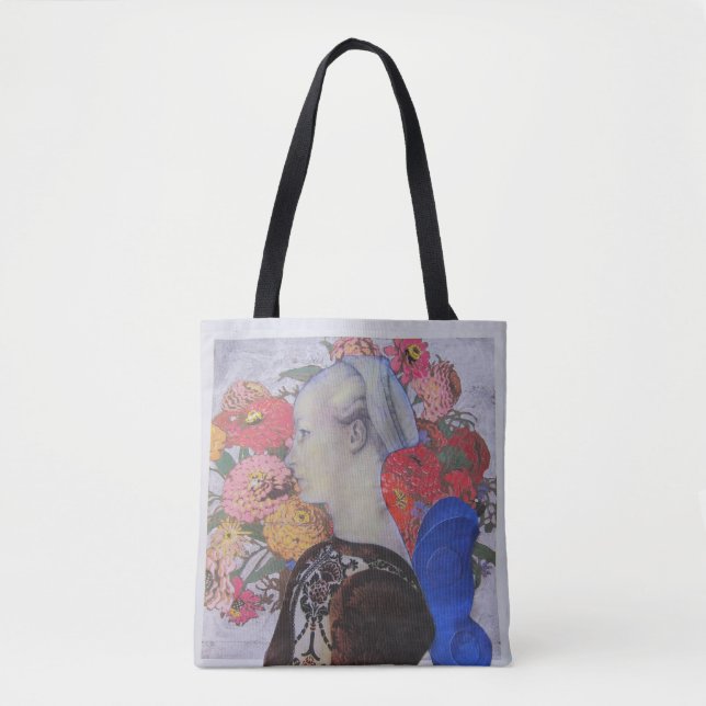 Bolsa Tote Colagem 2023 Blue Faerie (Frente)