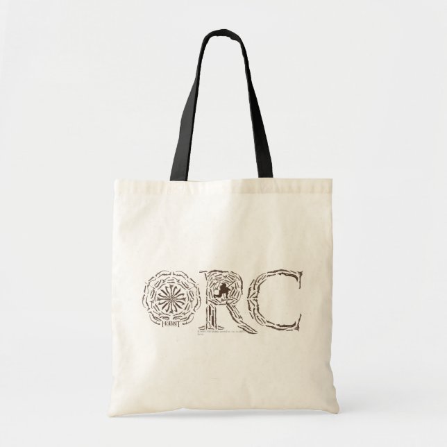 Bolsa Tote Colagem de Armas Orc (Frente)