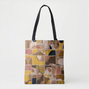 Bolsa Tote Colagem de colagem de colagem sem falhas impressã