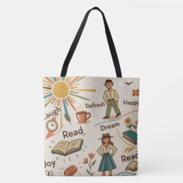 Bolsa Tote Colagem de Dia Brilhante