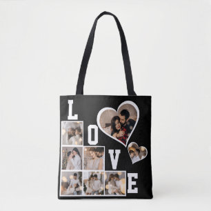 Bolsa Tote Colagem de Fotografias do Design 8