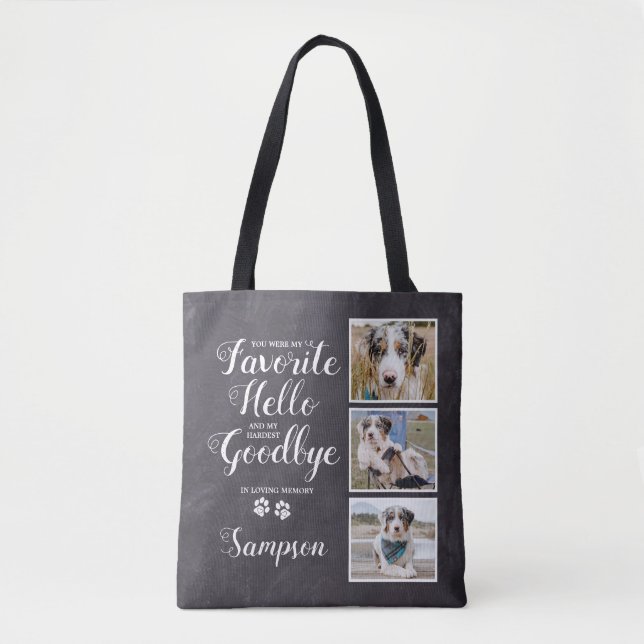 Bolsa Tote Colagem de Fotografias Personalizada do Memorial P (Frente)