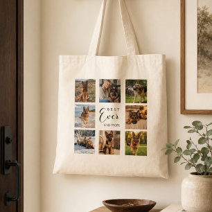 Bolsa Tote Colagem de fotos da mãe do cão GSD