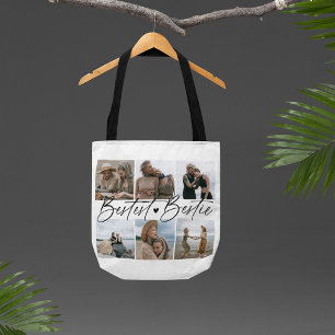 Bolsa Tote Colagem de Fotos 'Melhor Amiga' Presente