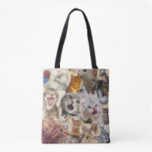 Colagem de Gatos e Brinquedos