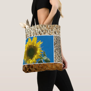 Bolsa Tote - Colagem de Girassol