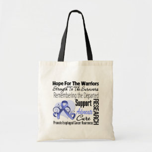 Bolsa Tote Colagem de Tributação da Esperança do Cancer Esofá